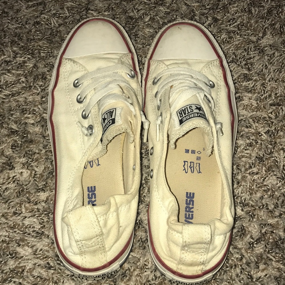 COPY - White slip-on converse